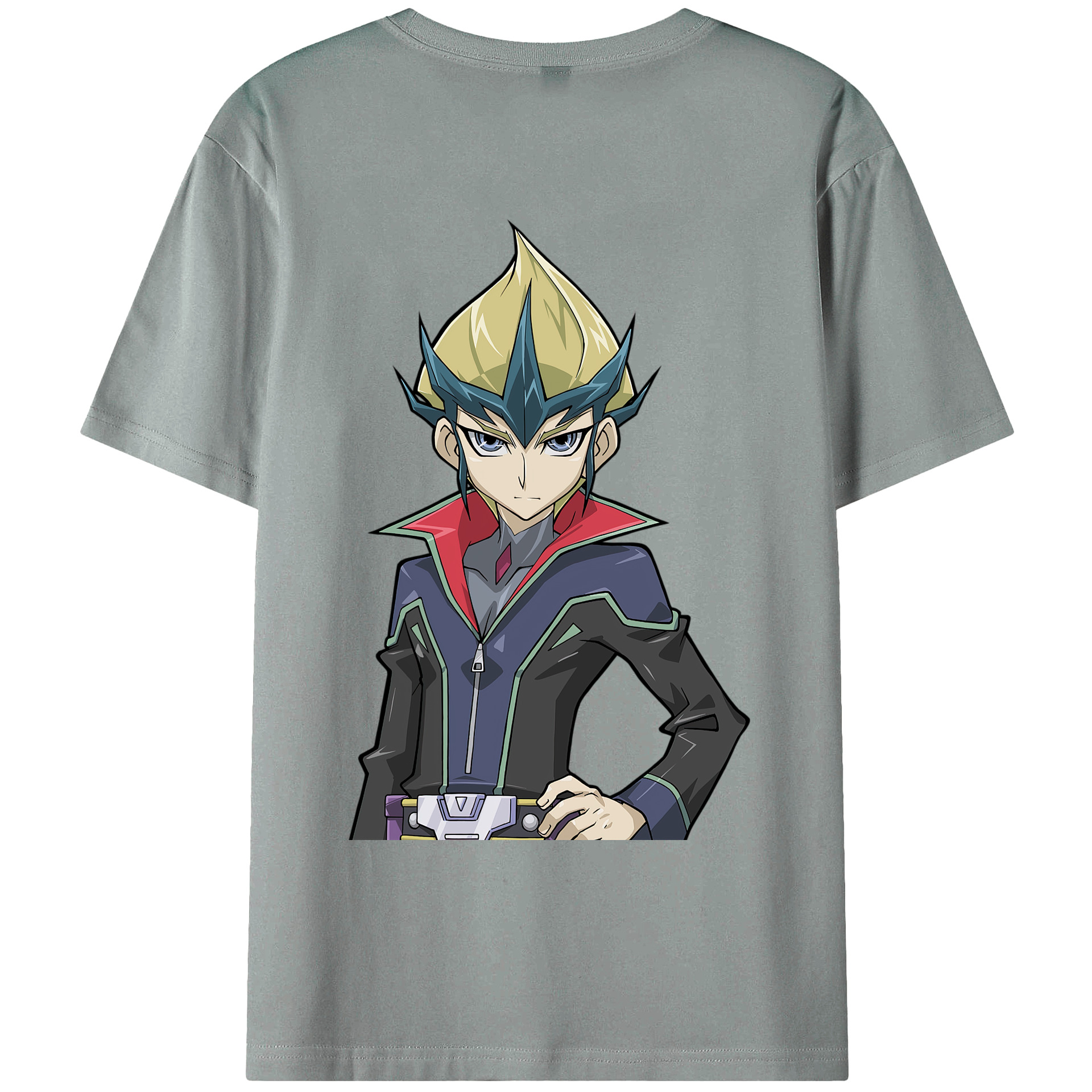 （画像用） 遊☆戯☆王 Yu-Gi-Oh! 綿100％ メンズ半袖Tシャツ（バックプリント） 通気性